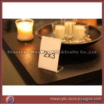 3"*2" Wholesale Freestanding Acrylic Photograph Display Frame for Promotion